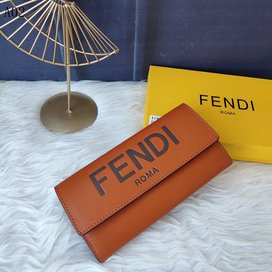 FENDI Roma Logo Long Wallet #181