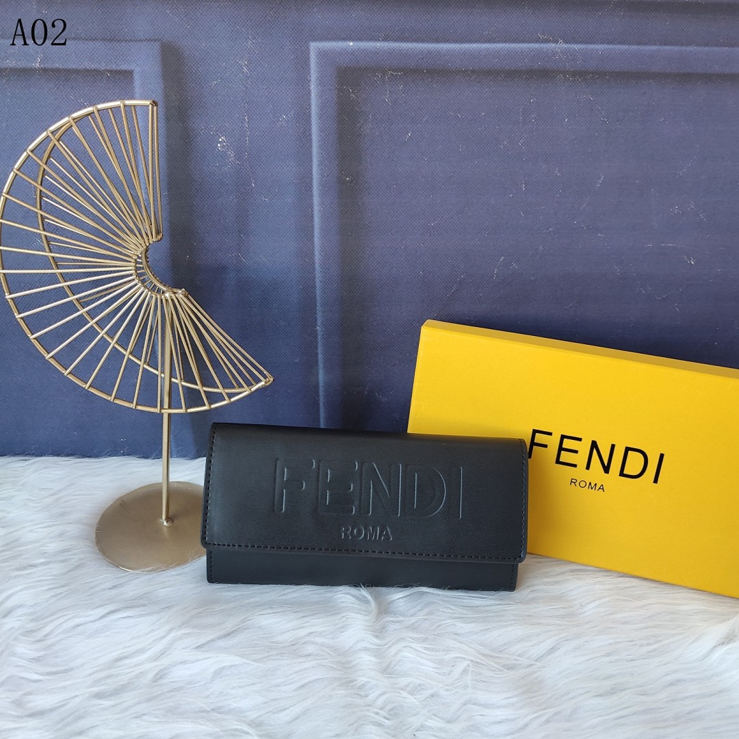 FENDI Roma Logo Long Wallet #180