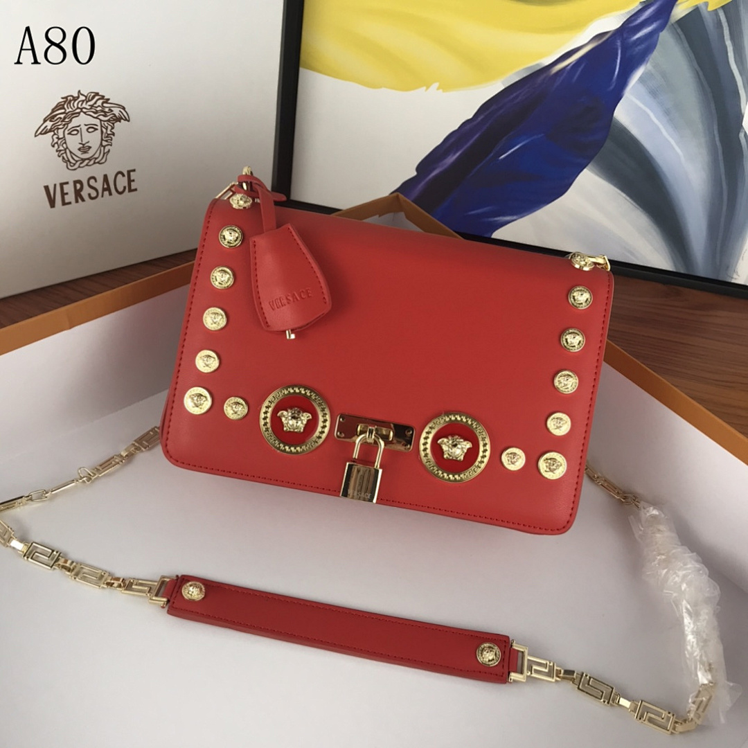 Versaci A80 Medusa Studs Shoulder Bag #482