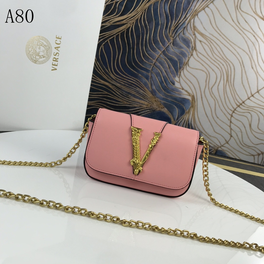 Versaci A80 V Logo Crossbody Bag #464