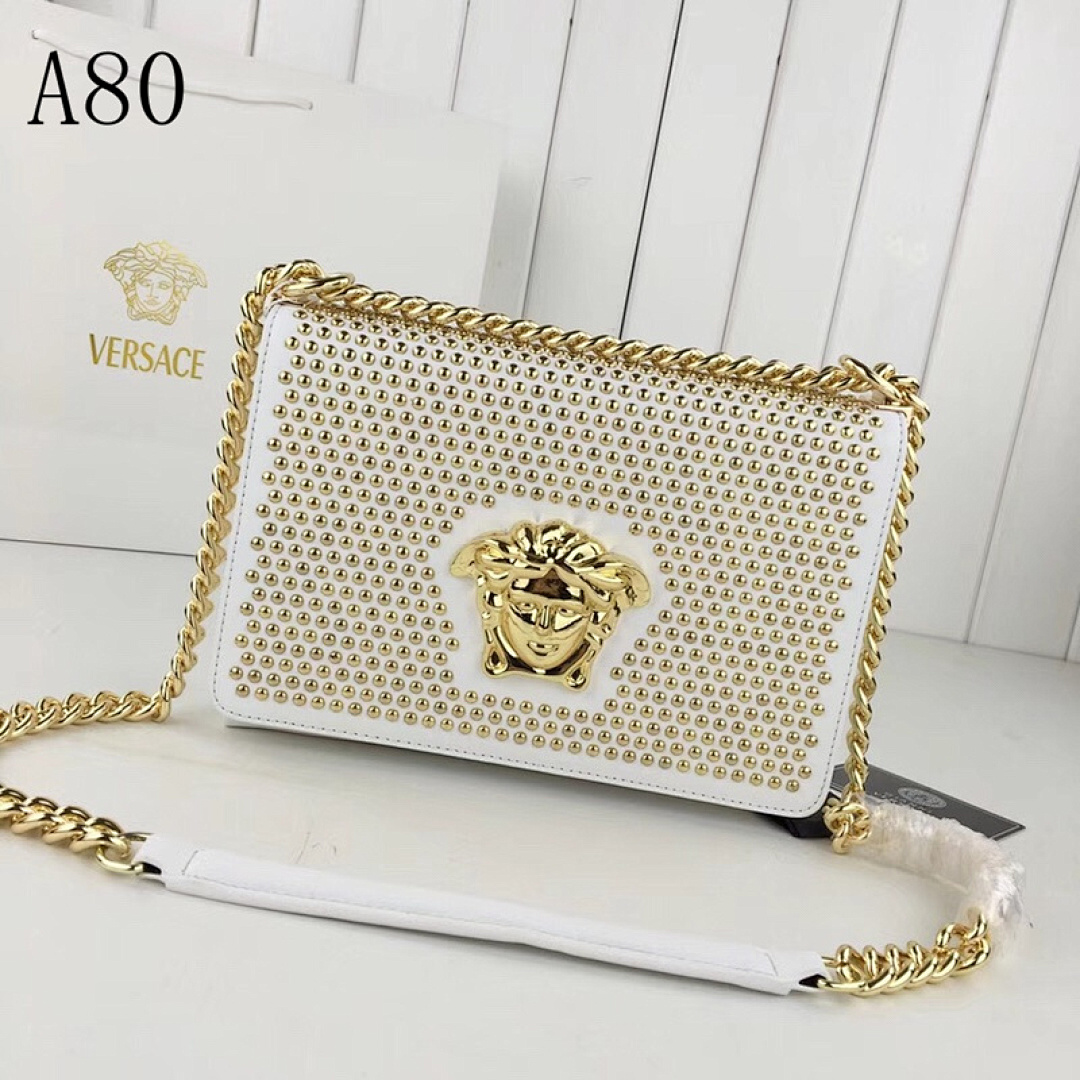 Versaci A80 Medusa Stud Crossbody Bag #445