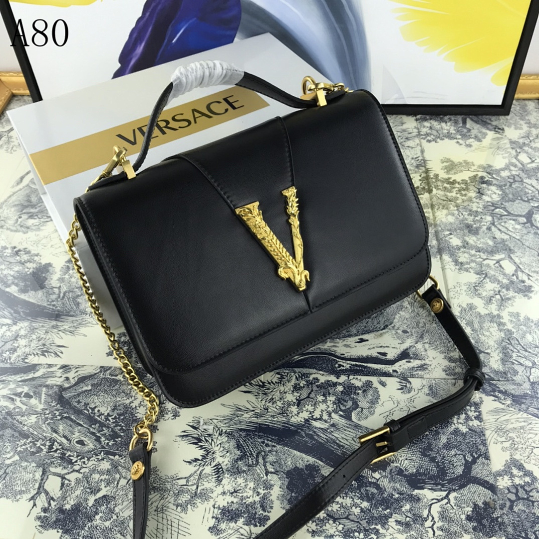 Versaci – Virtus V Logo Crossbody Bag #421