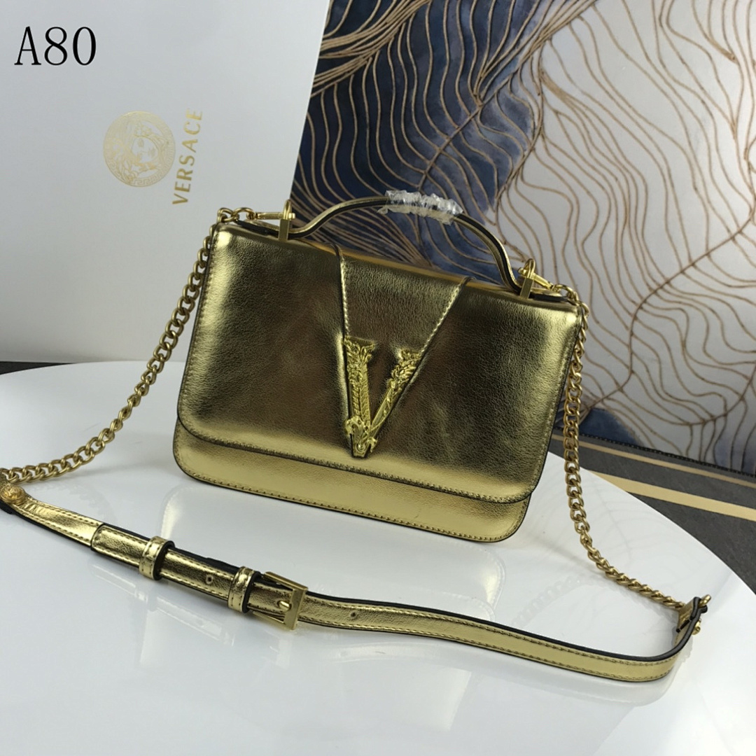 Versaci A80 Medusa V-Flap Bag #419