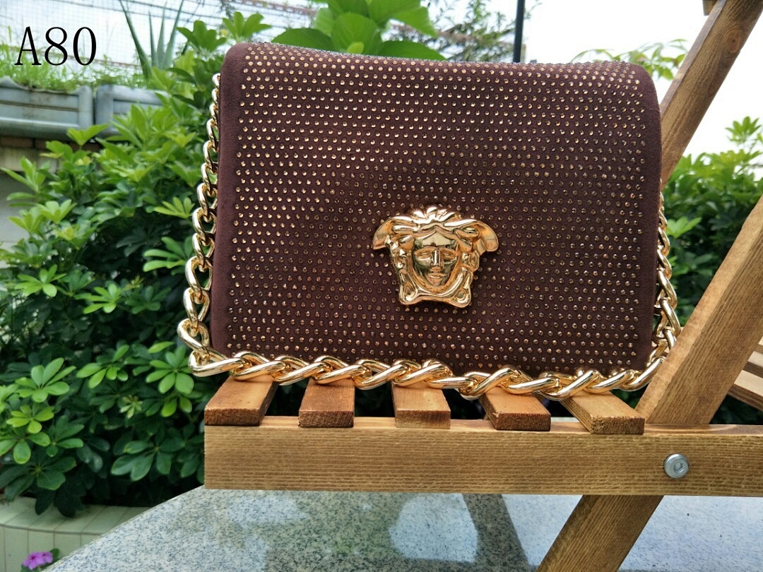 Versaci Medusa Studded Crossbody Bag #410