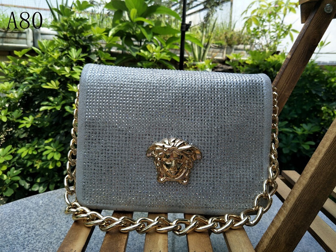 Versaci Medusa Crystal Embellished Clutch #409