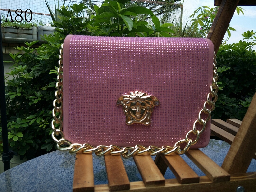 Versaci Medusa Rockstud Clutch #408