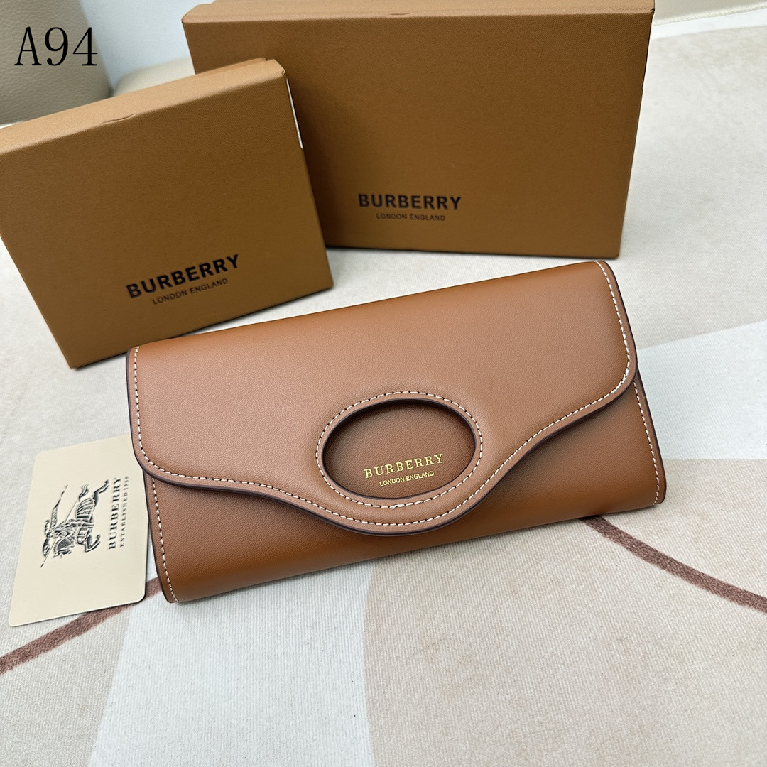 Burberyy Leather Clutch Wallet #192