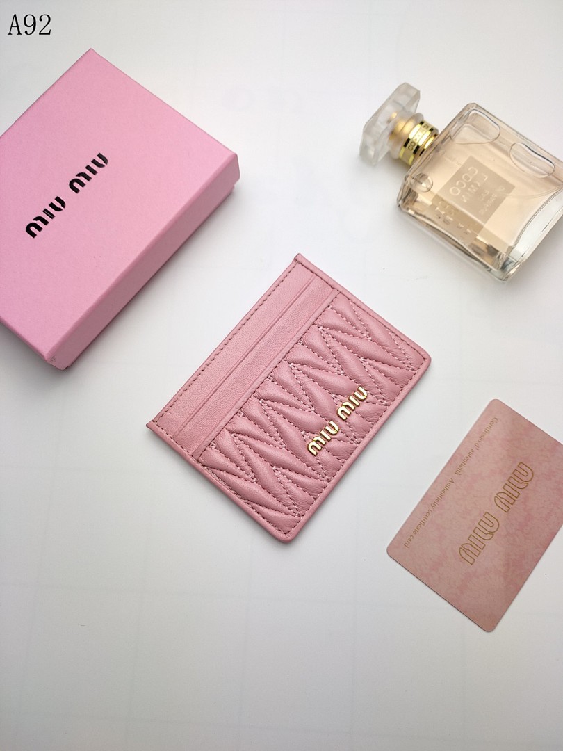 MiuuMiuu Quilted Card Holder #235