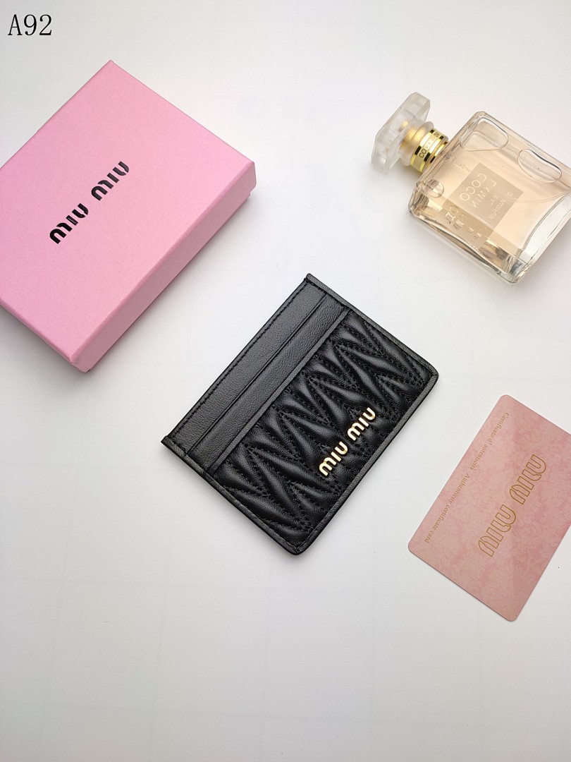 MiuuMiuu – Quilted Leather Card Holder #233