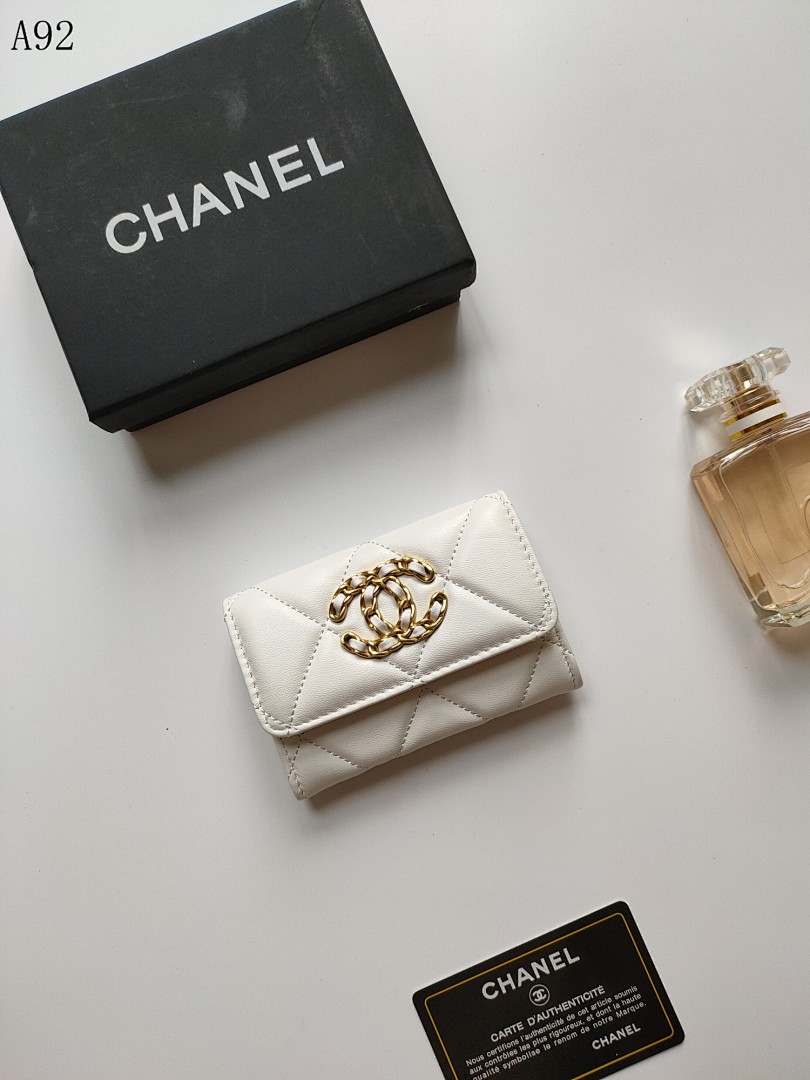 Chan3l Classic Quilted Wallet #242