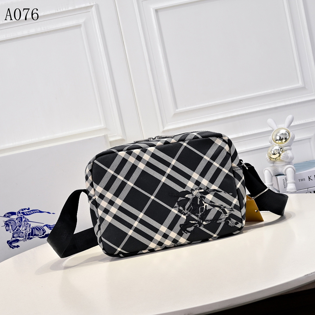 Burberyy – A076 Check Pattern Crossbody Bag #96