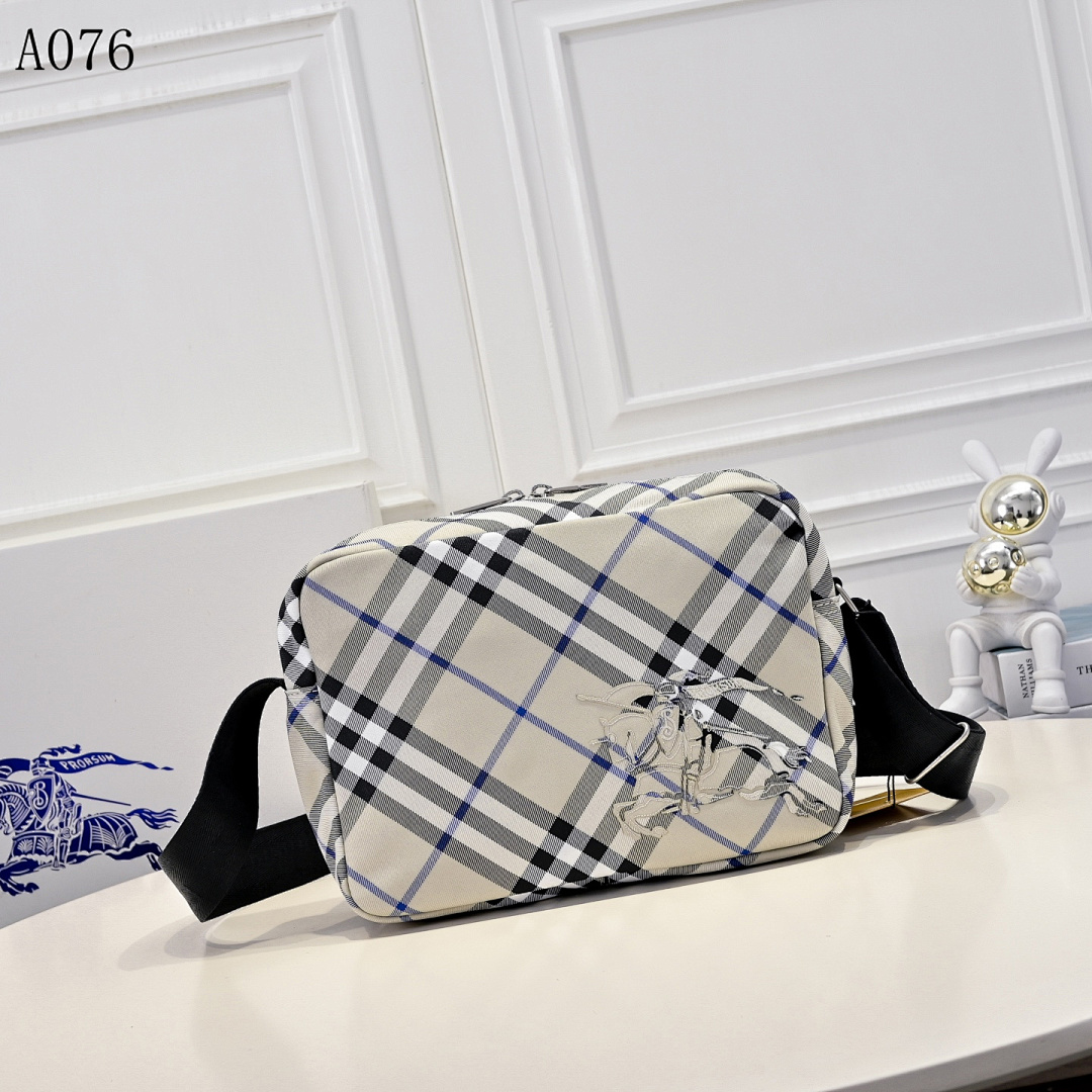 Burberyy + Model A076 + Check Crossbody Bag #95