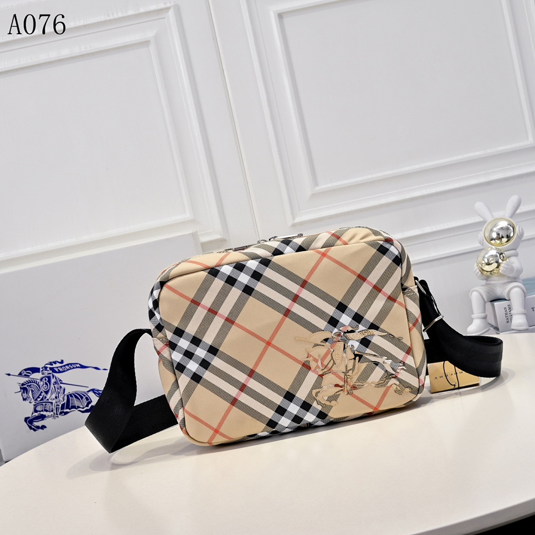 Burberyy – A076 Check Pattern Crossbody Bag #94