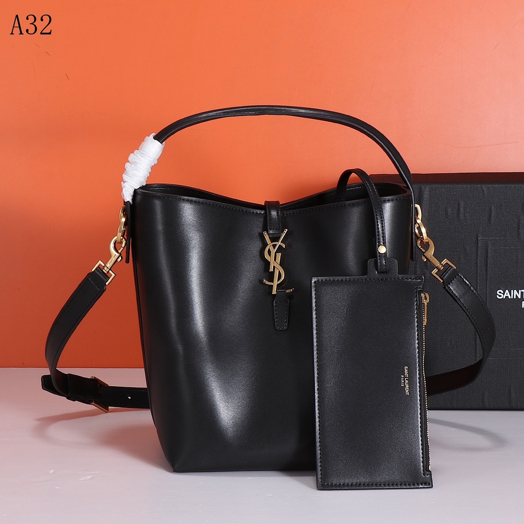 SntLaurent #A32 - Medium Monogramme Bucket Bag #34 1 SntLaurent #A32 Monogramme Bucket Bag #34