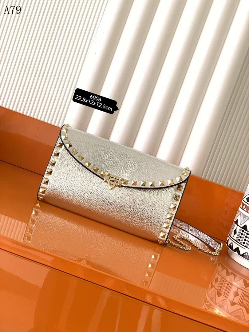 A79 - 6006 Silver Studded Clutch Bag #383 1 A79 – 6006 Silver Studded Clutch Bag #383
