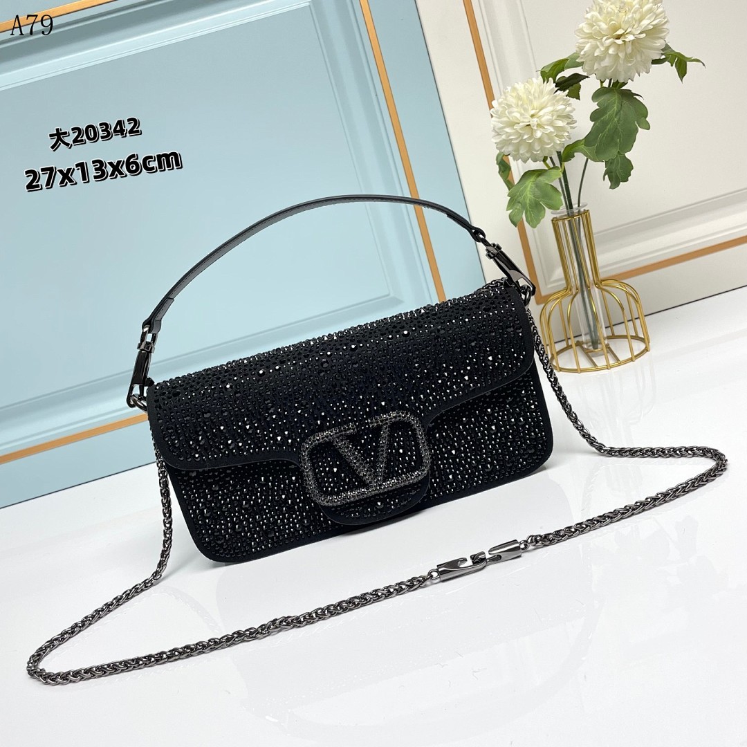 Valentiino Rockstud Spike Shoulder Bag #360