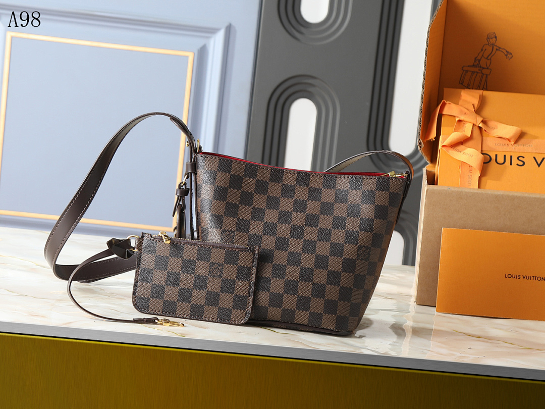 LVutton #A98 Pochette Accessoire #47 1 LVutton #A98 – Neverfull Mini #47