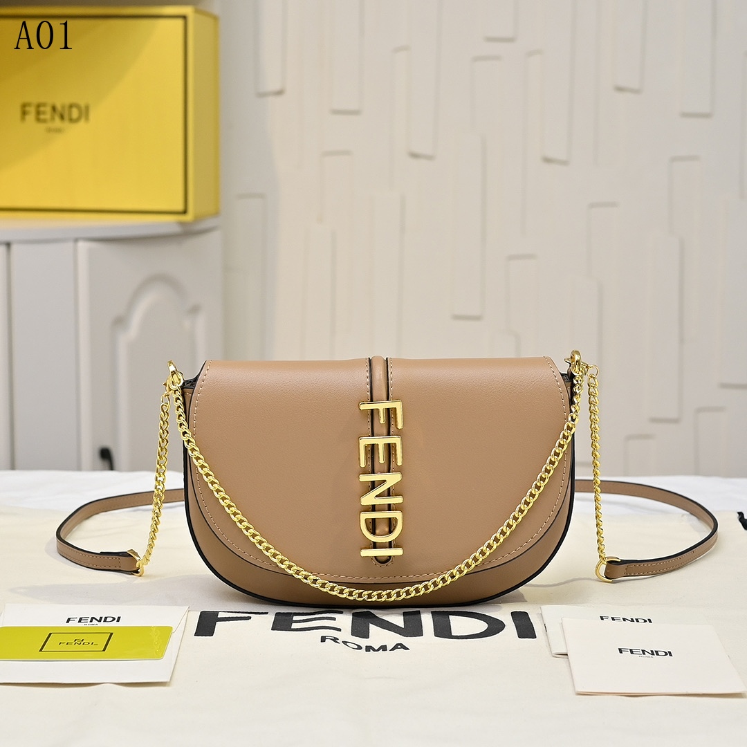 FENDI – Baguette – Mini Leather Shoulder Bag #75