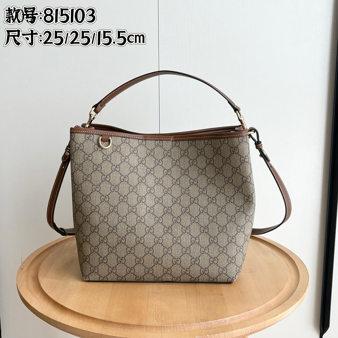Gucc1 815103 GG Supreme Top Handle Bag #318