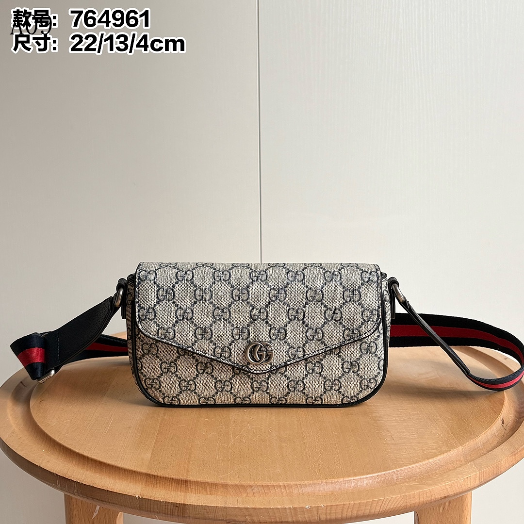 Gucc1 GG Supreme Crossbody Bag #289
