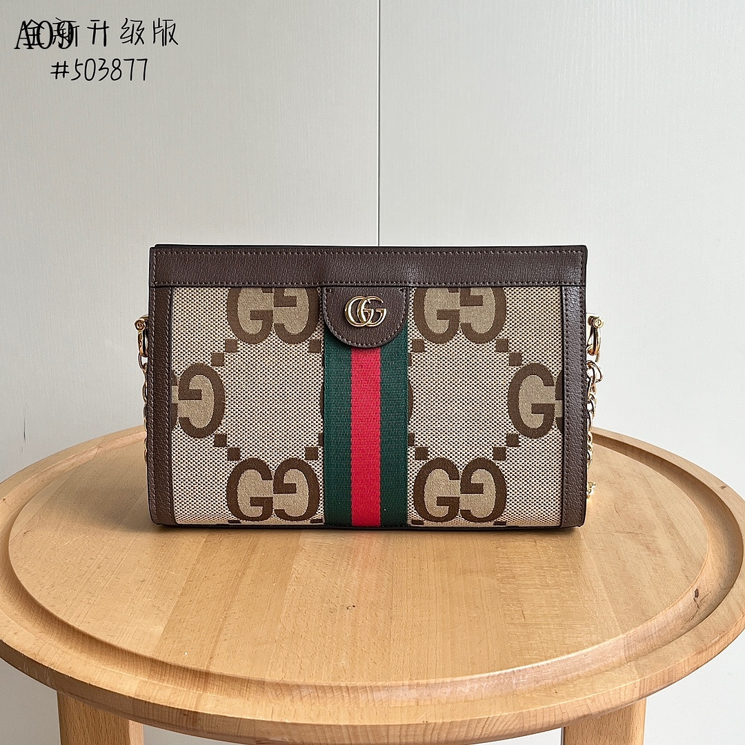 Gucc1 Ophidia GG Canvas Shoulder Bag #503877 #286