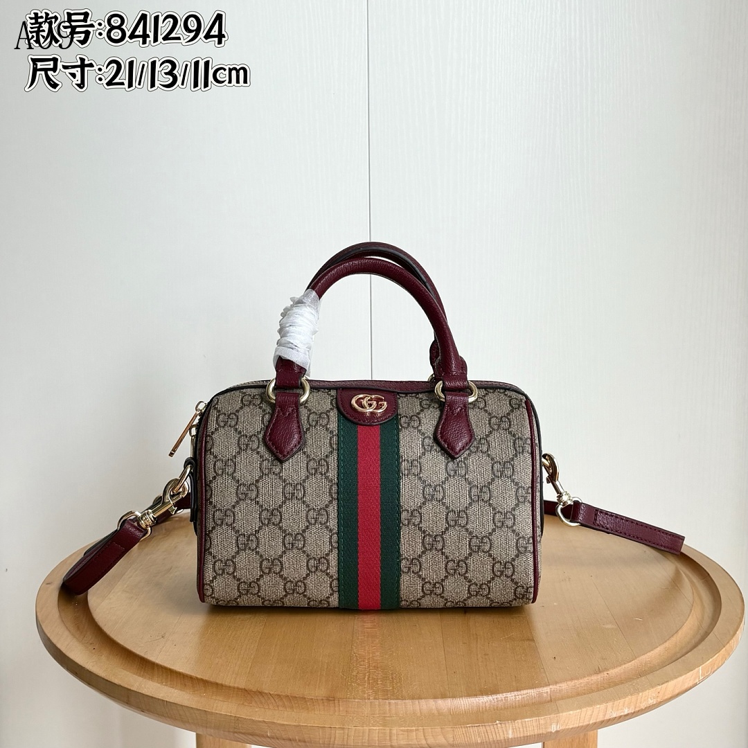 Gucc1 Ophidia Small Top-Handle Bag #270
