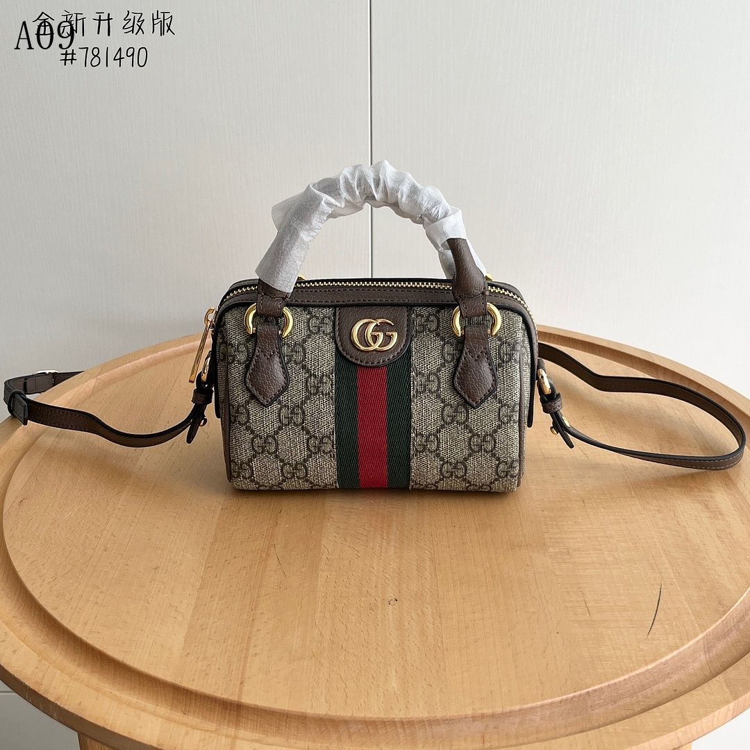 Gucc1 Ophidia GG Supreme Mini Top Handle Bag #9