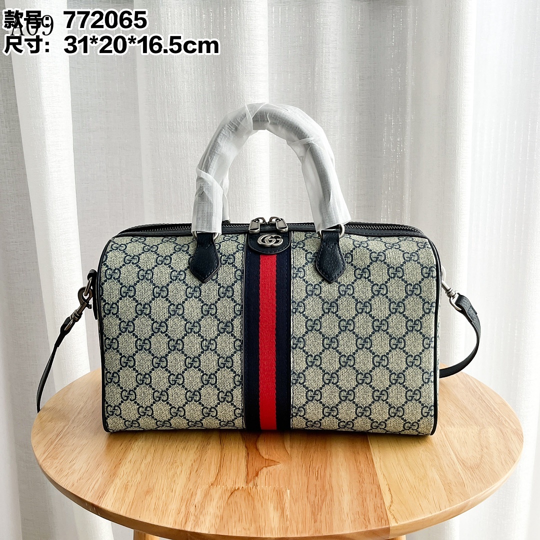 Gucc1 – 772065 – Ophidia Web Boston Bag #2