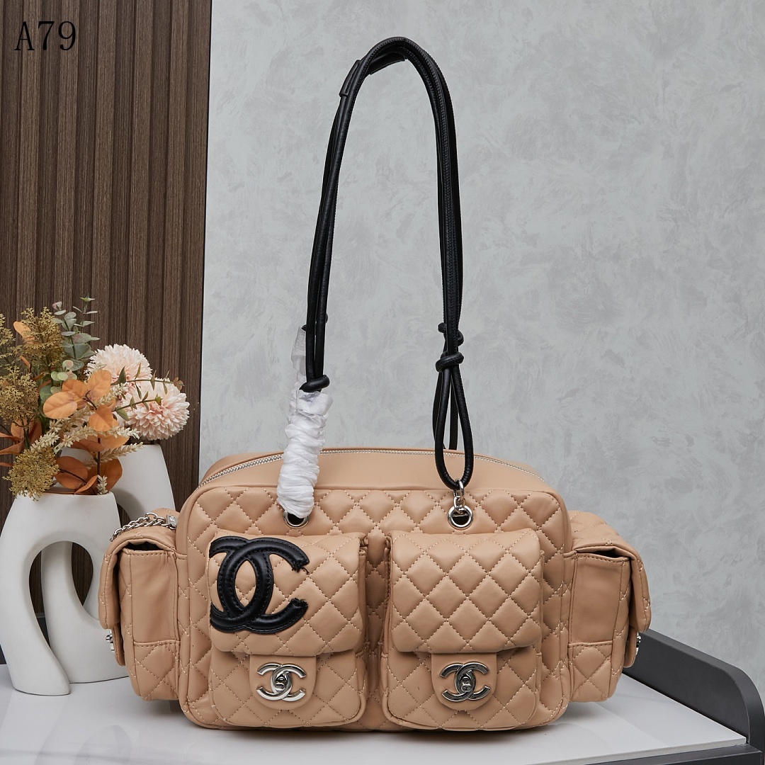 Chan3l Classic Quilted Tote Bag #255 1 Chan3l Classic Quilted Tote Bag #255