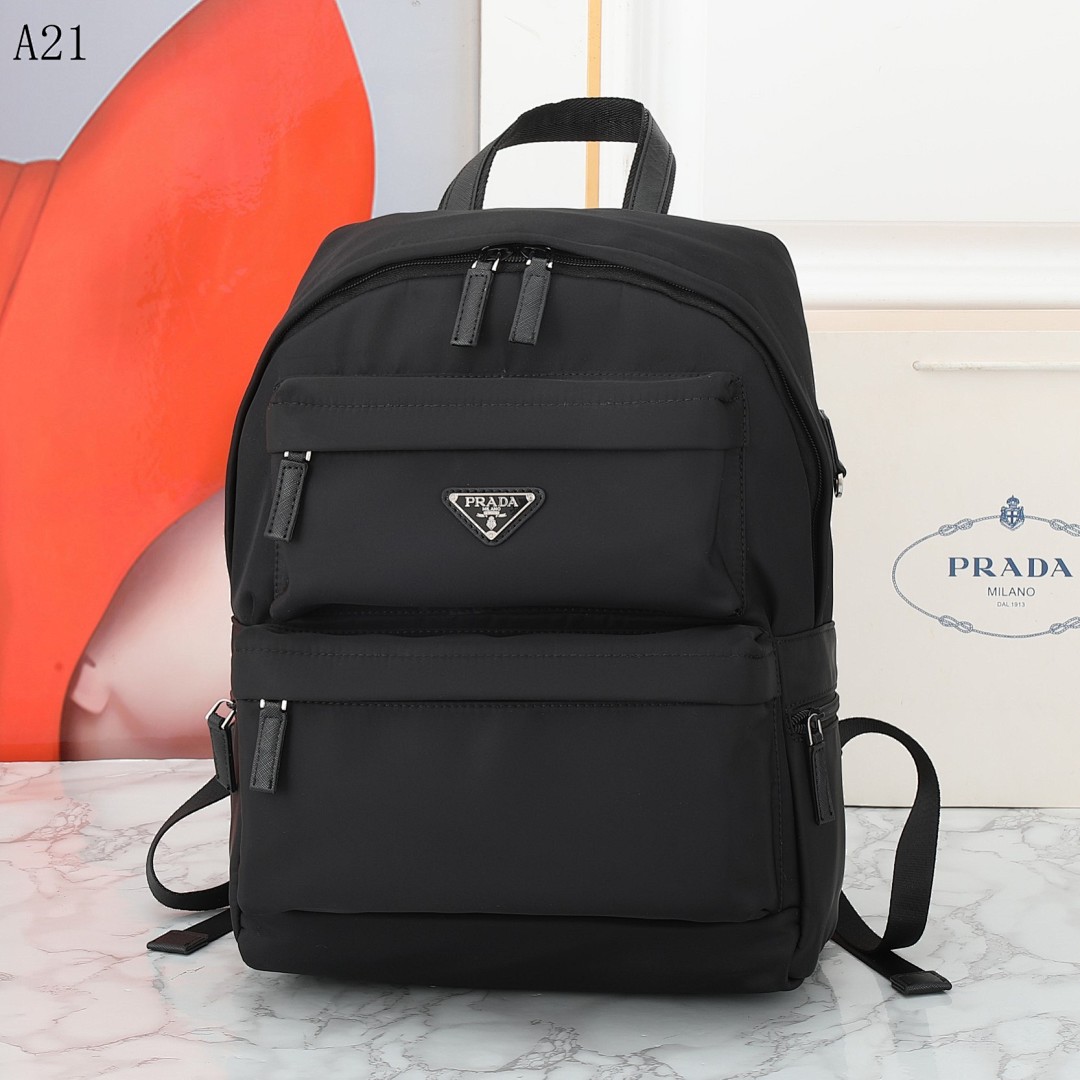 Pr4da Nylon Backpack A21 #1952