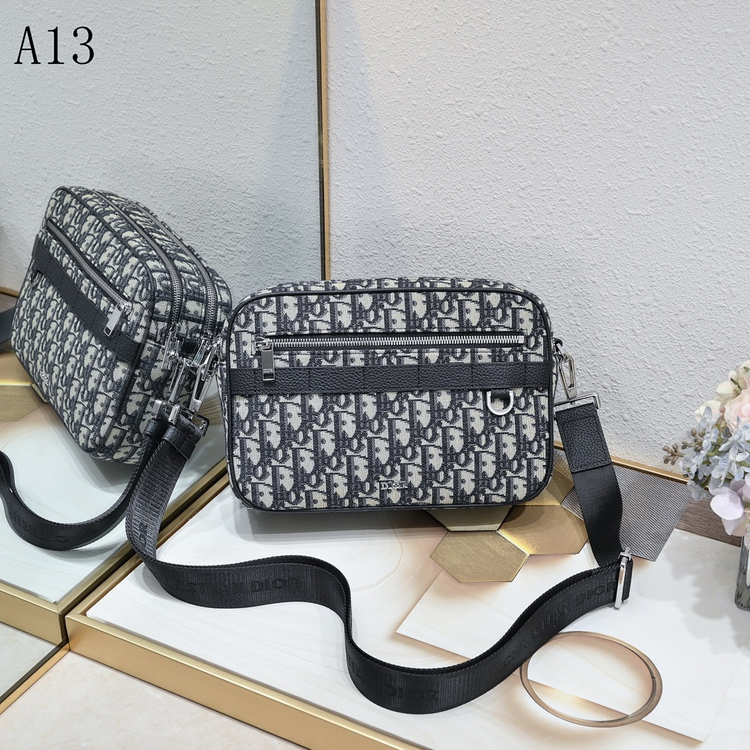 Diiior – A13 – Oblique Canvas Crossbody Bag #2241
