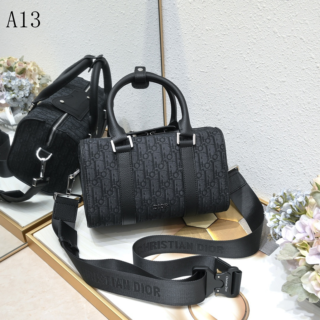 Diiior – A13 – Diiior Oblique Canvas Barrel Bag #2150