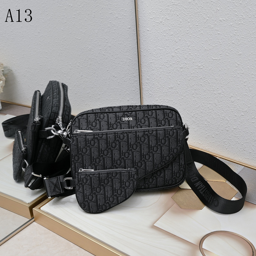 Diiior – A13 – Oblique Canvas Crossbody Bag #2207