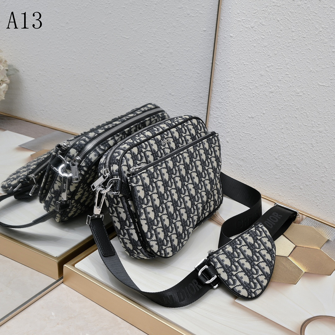 Diiior Oblique Canvas Saddle Bag #2089 1 Diiior Oblique Canvas Saddle Bag #2089