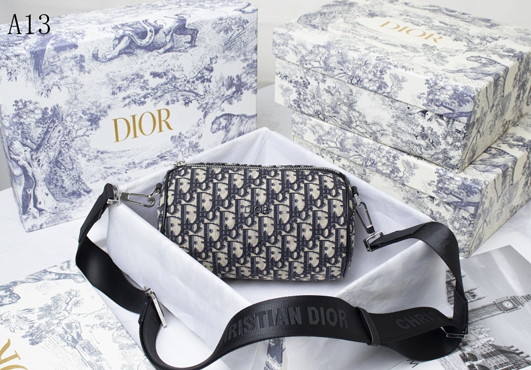Diiior – Oblique Canvas Crossbody Bag #2042
