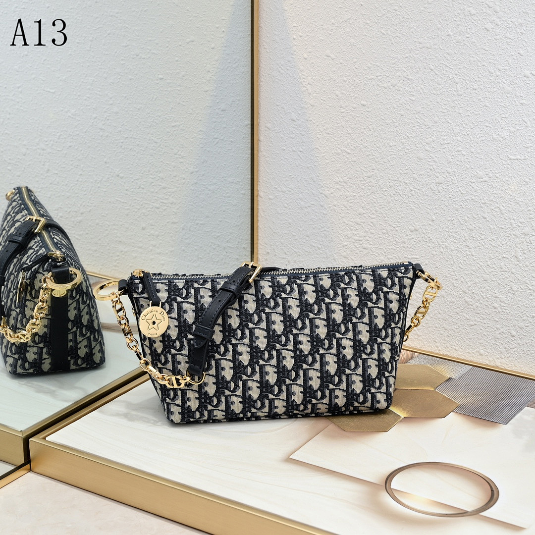 Diiior – A13 – Oblique Print Shoulder Bag #2054