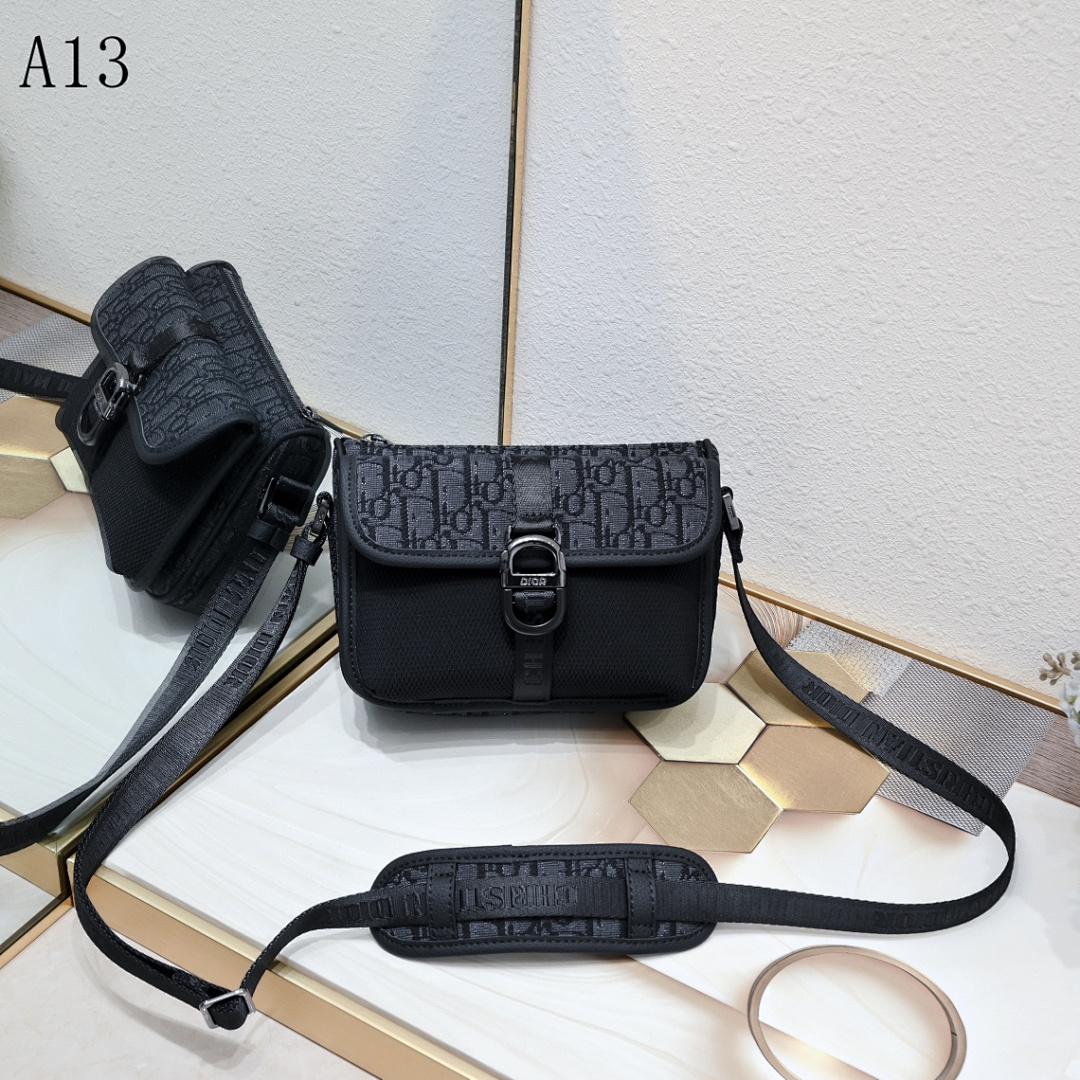 Diiior – A13 – Oblique Canvas Crossbody Bag #2194
