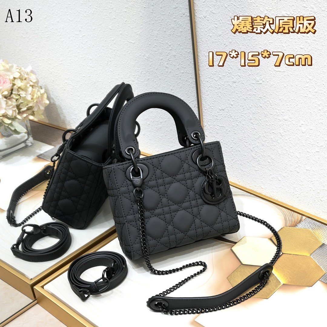 Diiior Lady Diiior Mini Quilted Bag #2031 1 Diiior Lady Diiior Mini Bag #2045