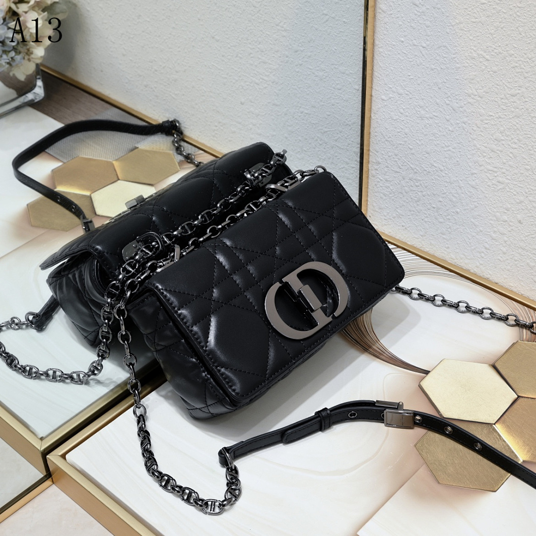 Diiior – Lady Diiior – Mini Quilted Leather Shoulder Bag #1230
