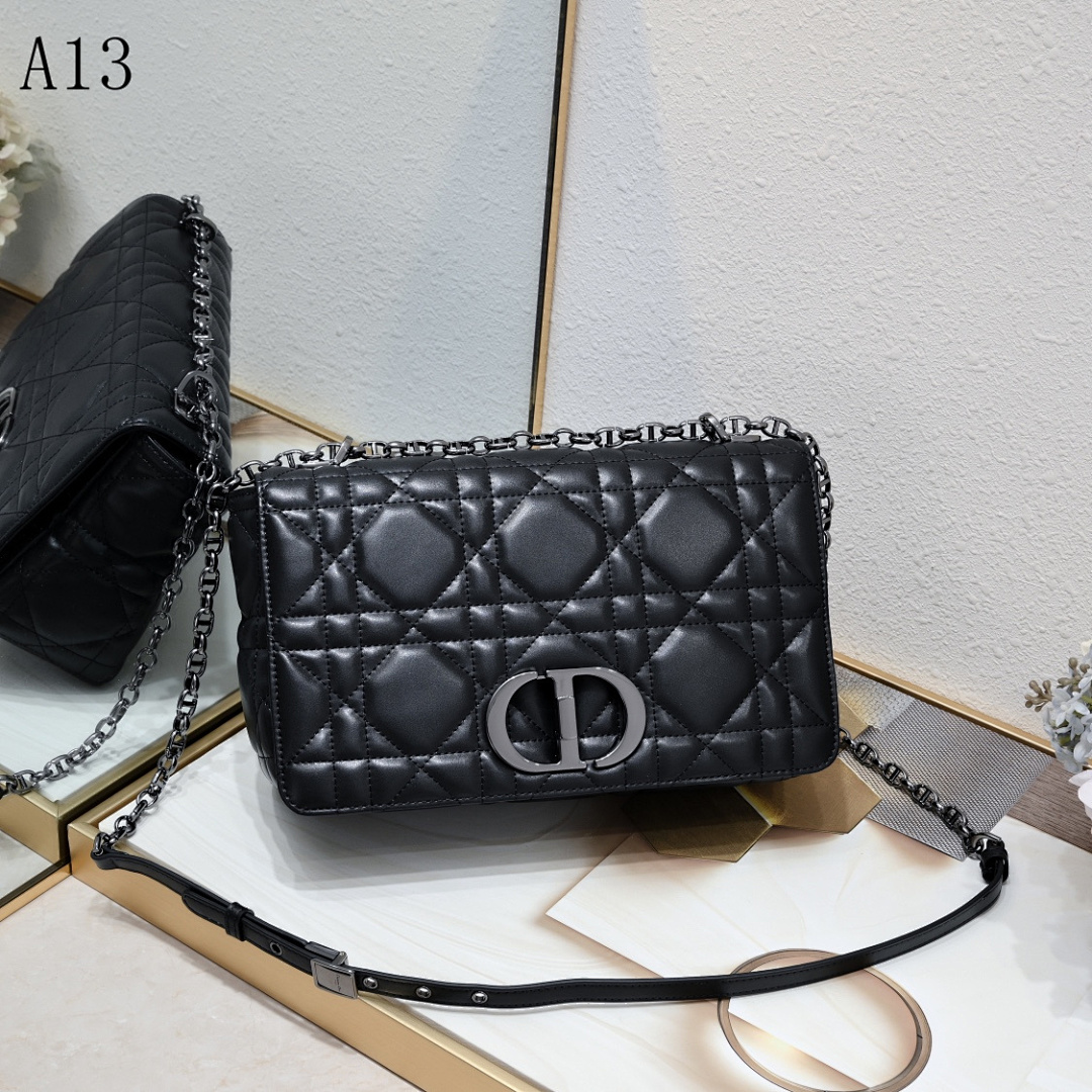Diiior – Lady Diiior – Quilted Leather Shoulder Bag #1229