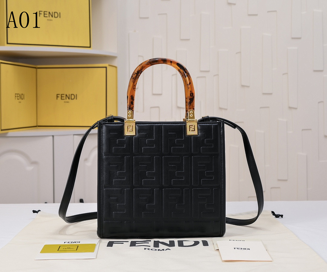 FENDI + Peekaboo + Iconic Tote Bag #2508