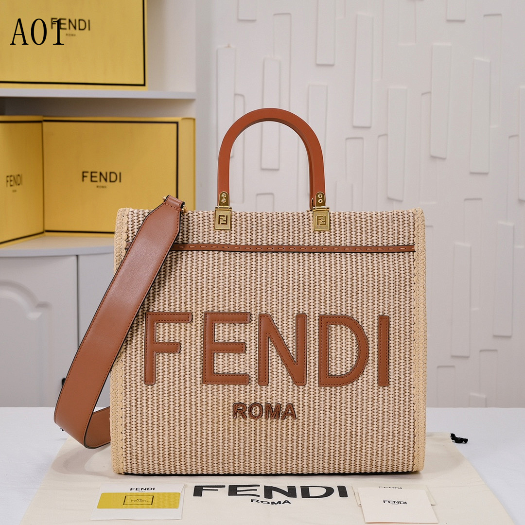 FENDI – Baguette Raffia Tote #2275