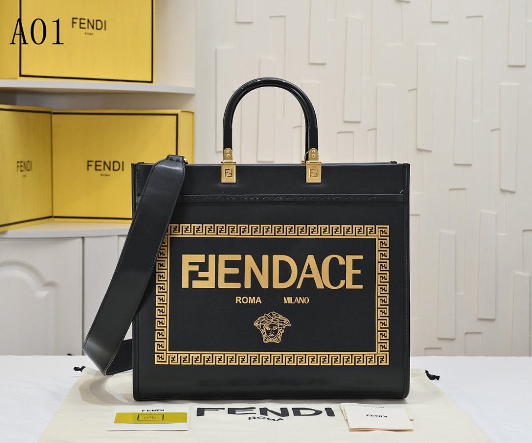 FENDII + FENDACE + Tote Bag #2478 1 FENDI + FENDACE + Tote Bag #2478