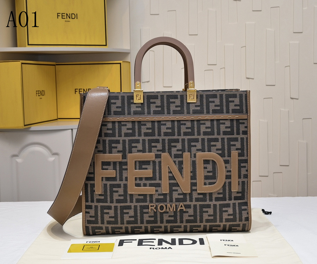 FENDII + Model# A01 + Peekaboo Tote Bag #2419 1 FENDI + Model# A01 + Peekaboo Tote Bag #2419