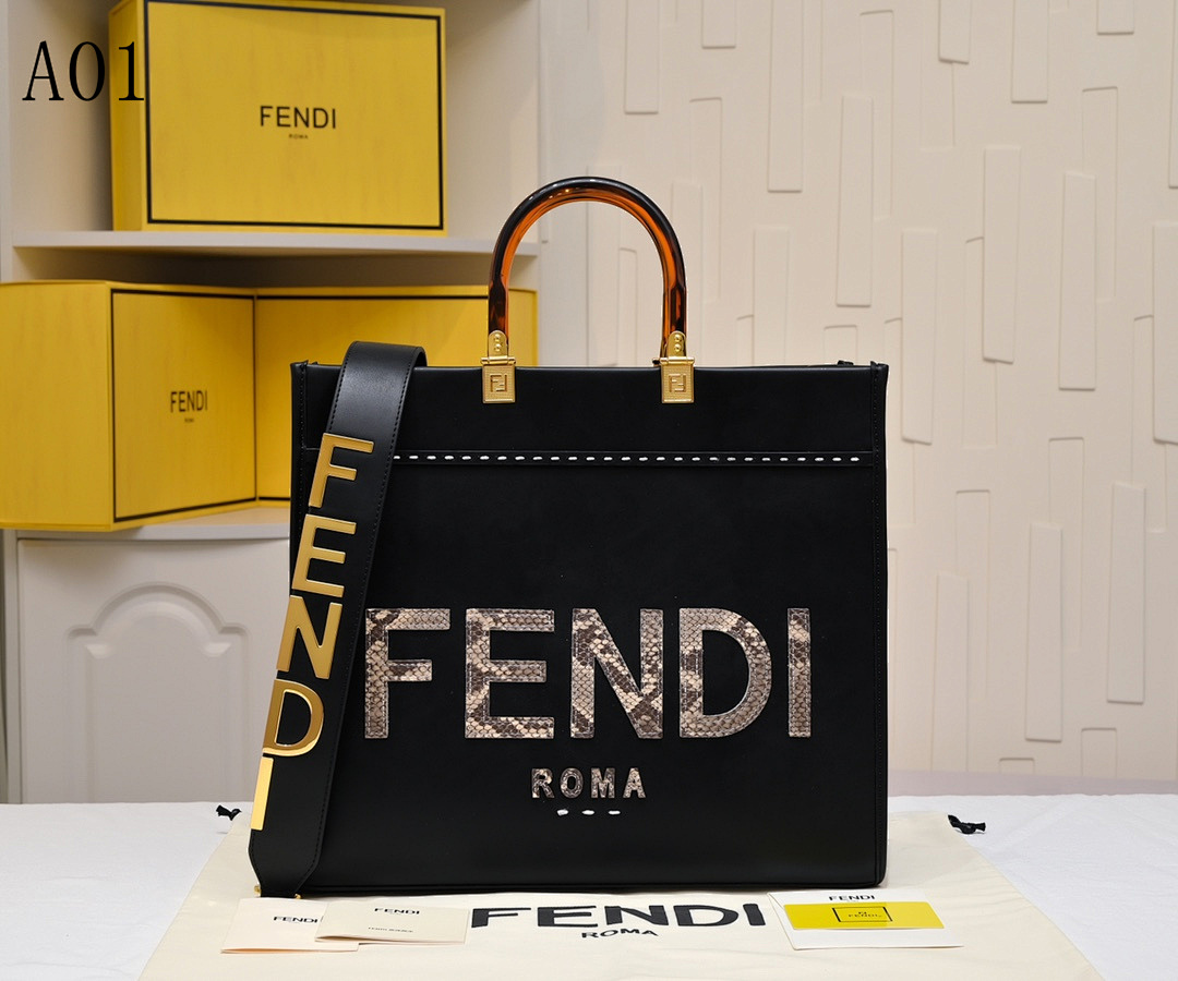 FENDI + Baguette + F3ndii Roma Tote #2351