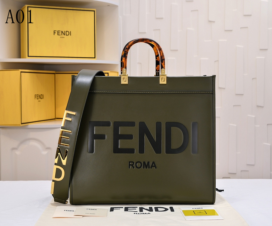FENDI + Model# A01 + FENDI ROMA Tote Bag #2471