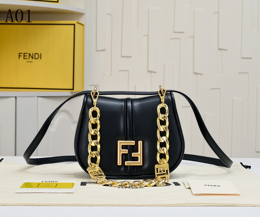 FENDI – Baguette Chain Shoulder Bag #2493