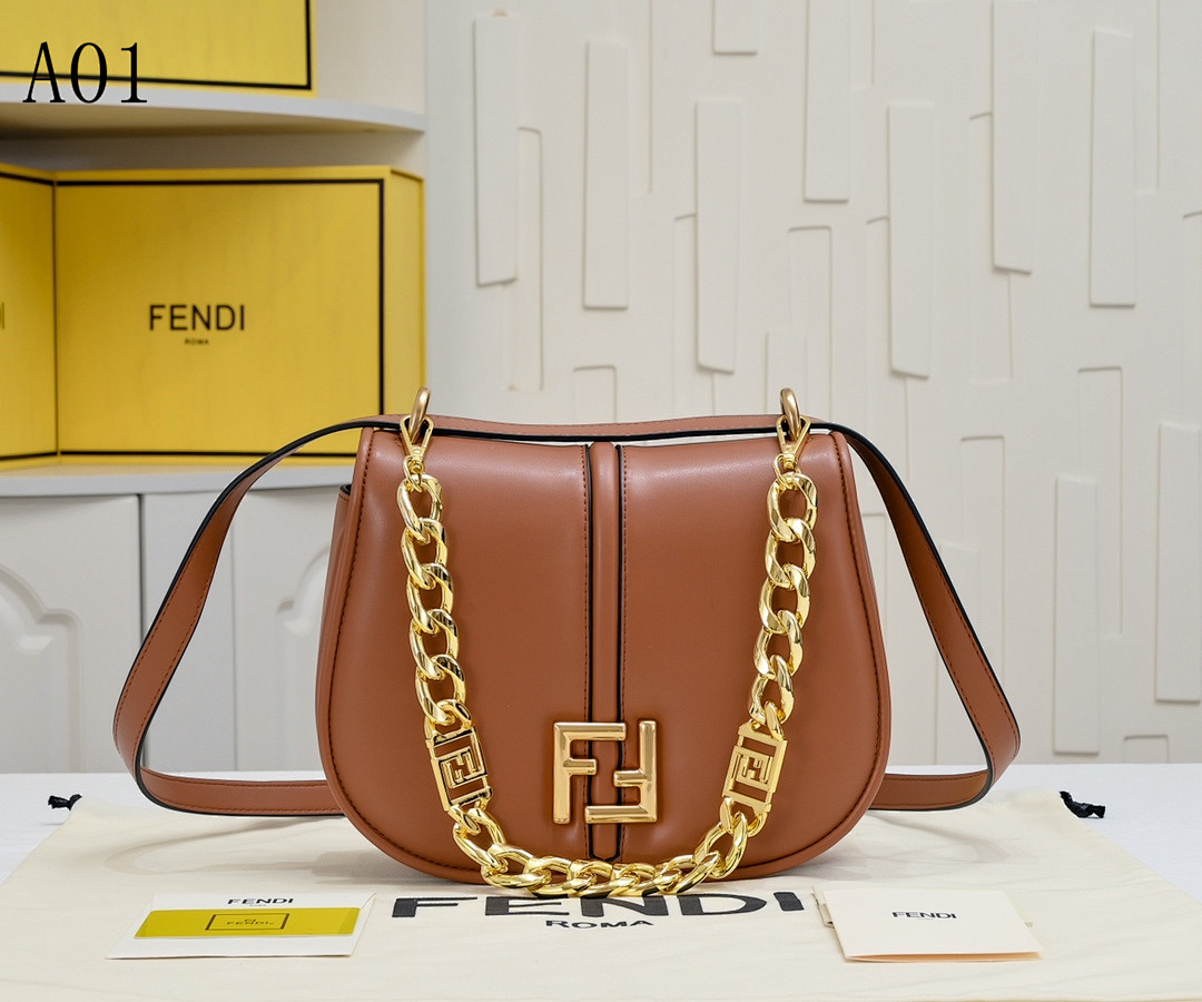 FENDI Baguette Chain Shoulder Bag #2346