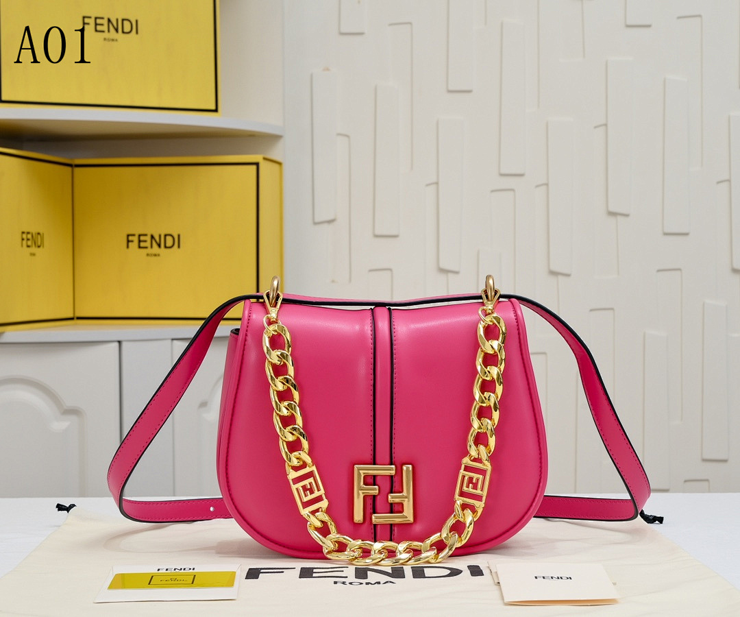 FENDI Baguette Chain Shoulder Bag #2354