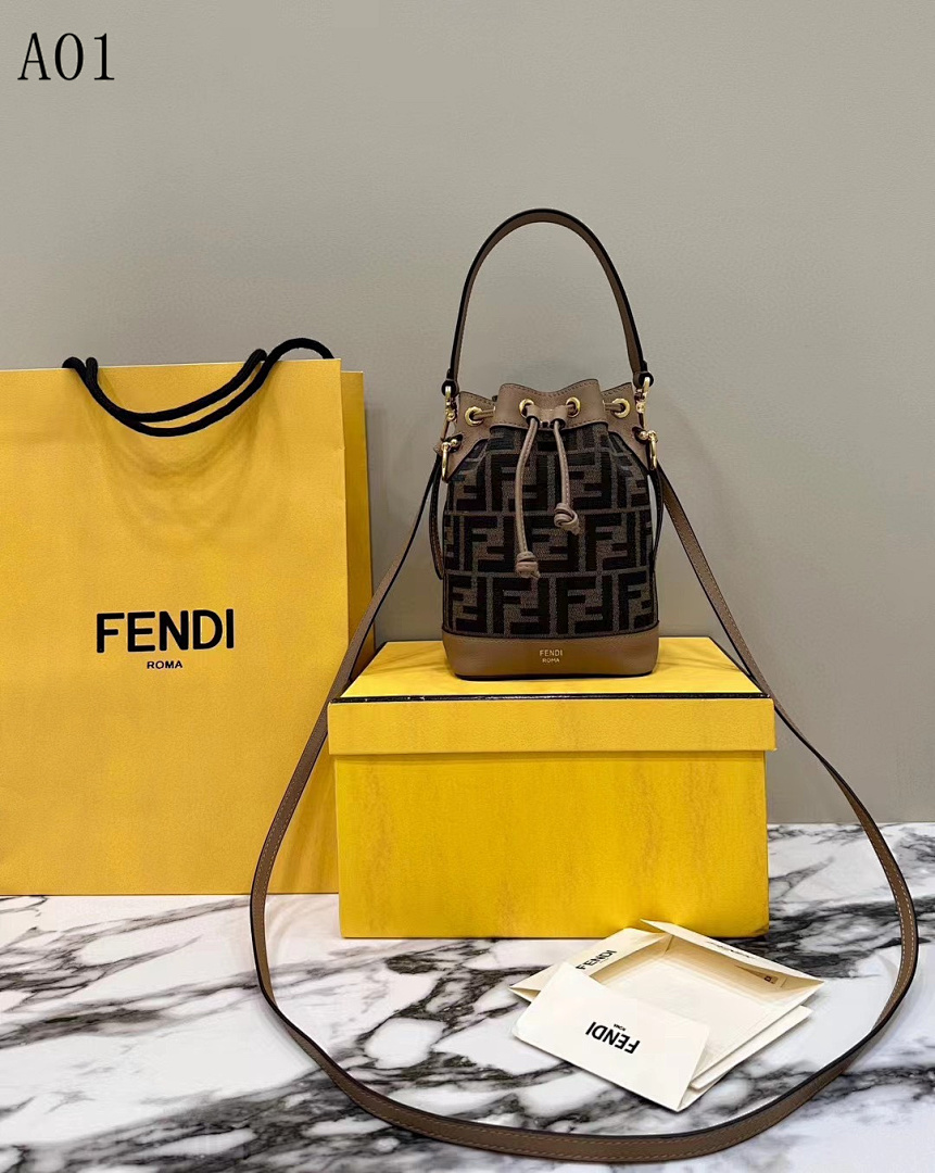 FENDI + Baguette + Mini Bucket Bag #2279